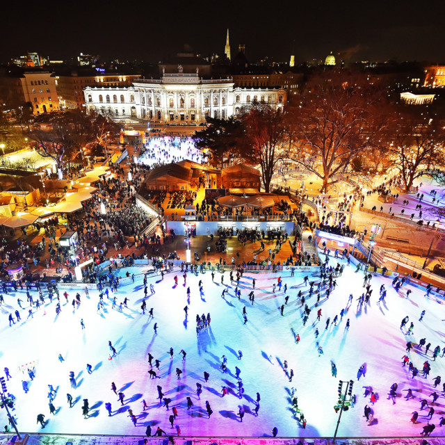 Ice Skating in Vienna