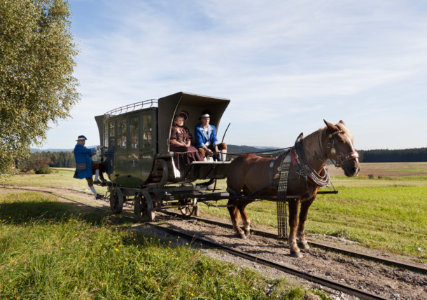 Carriage ride with the horse-drawn railway